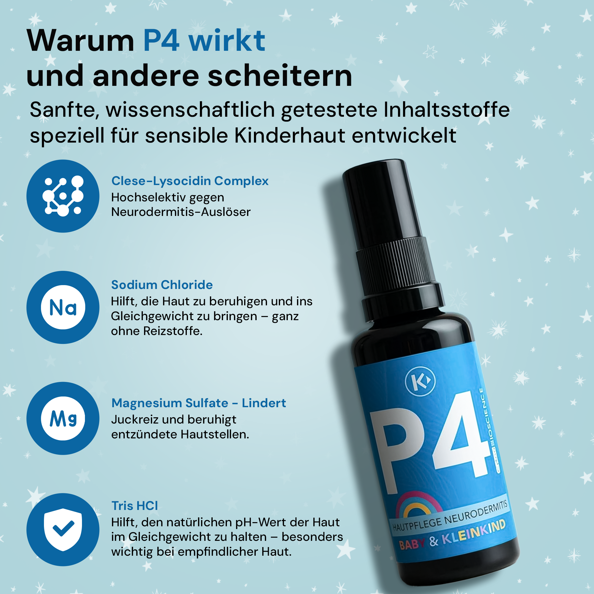 clese P4 - Für Babys & Kleinkinder mit Neurodermitis - cleseBIOSCIENCE