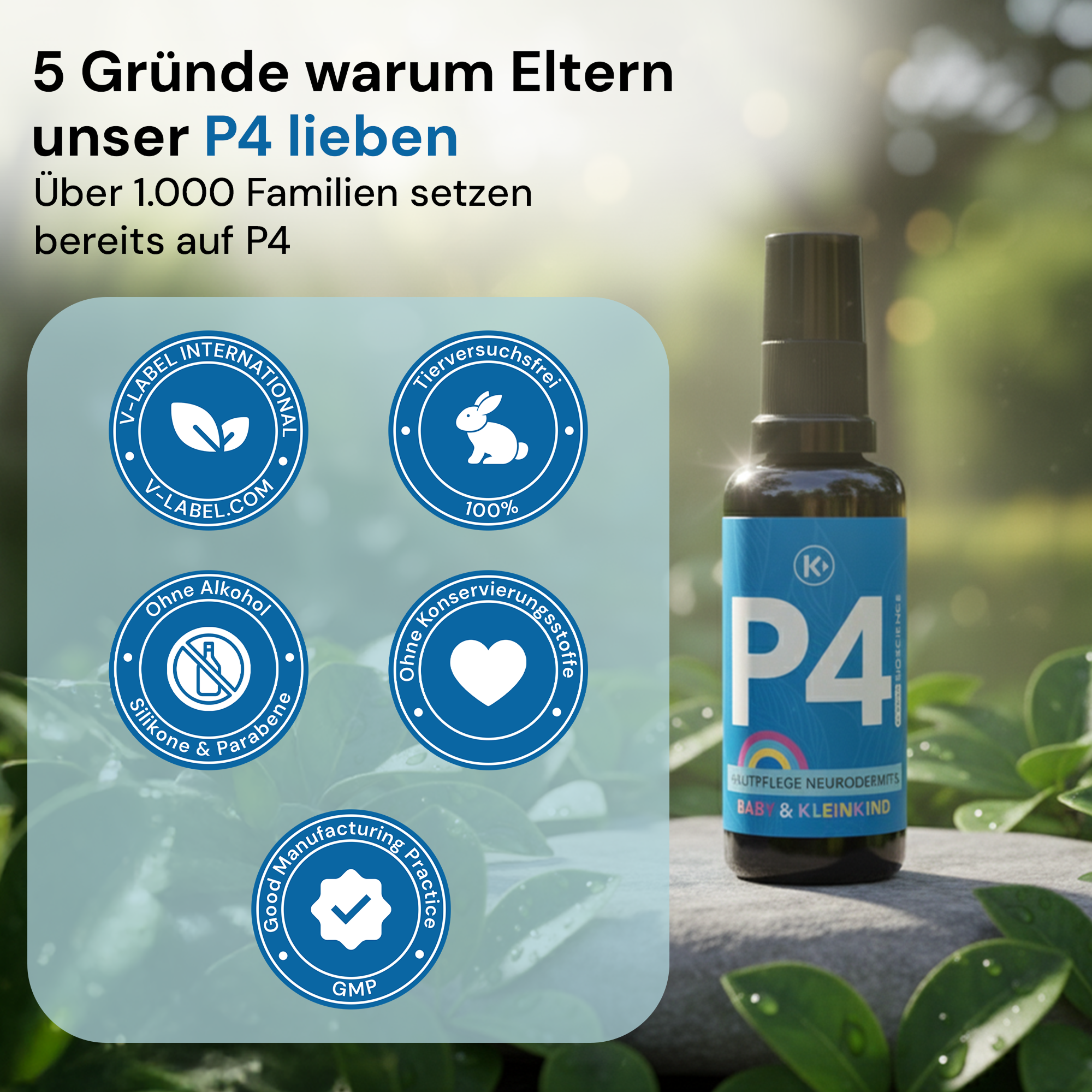 clese P4 - Für Babys & Kleinkinder mit Neurodermitis - cleseBIOSCIENCE