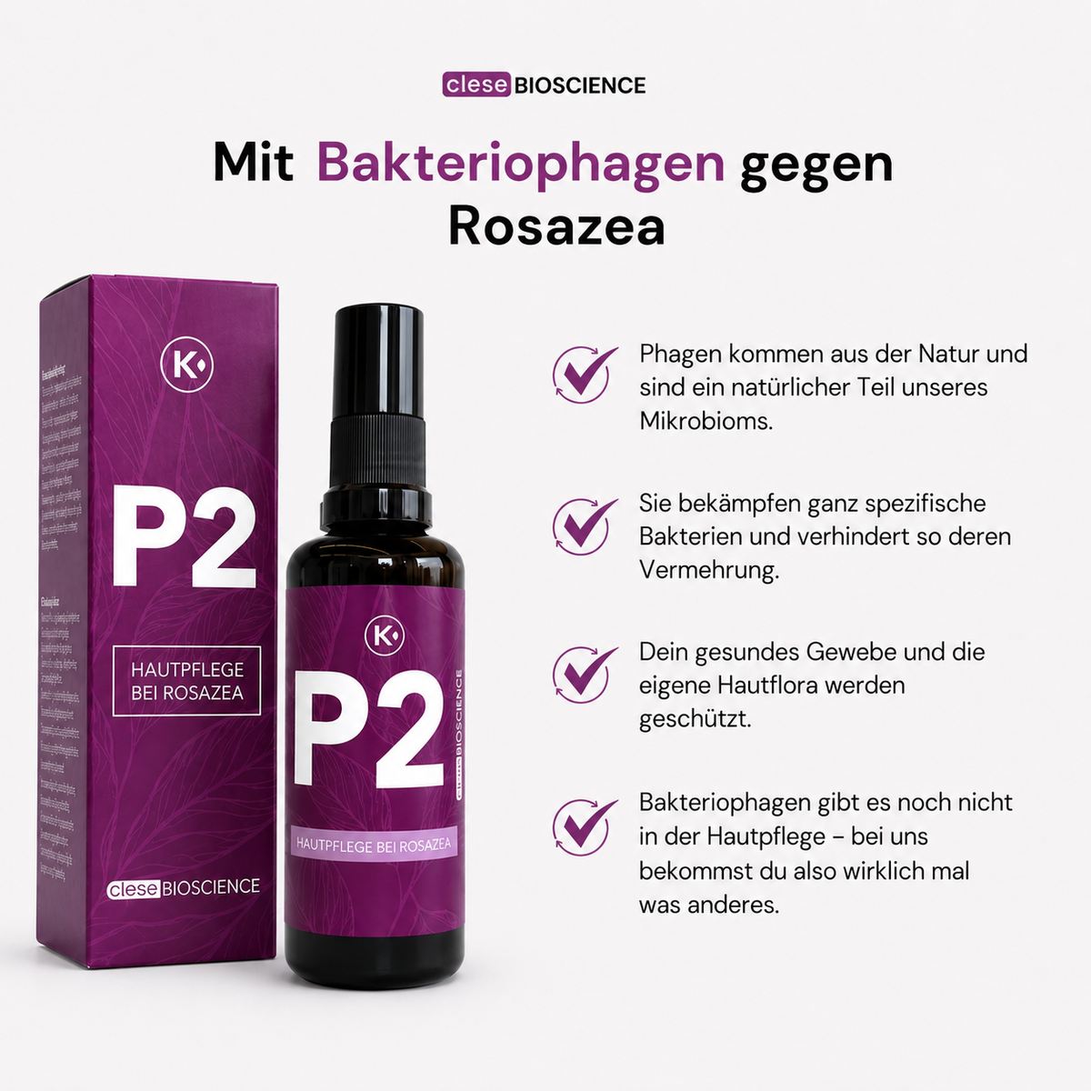 clese P2 - Bei Rosazea - cleseBIOSCIENCE