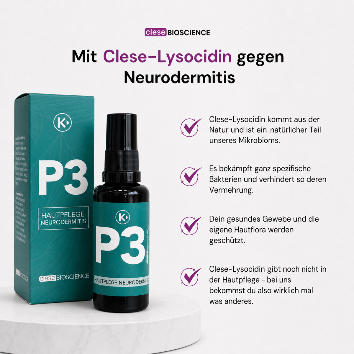 Kombi clese P3 inkl. Pflegecreme