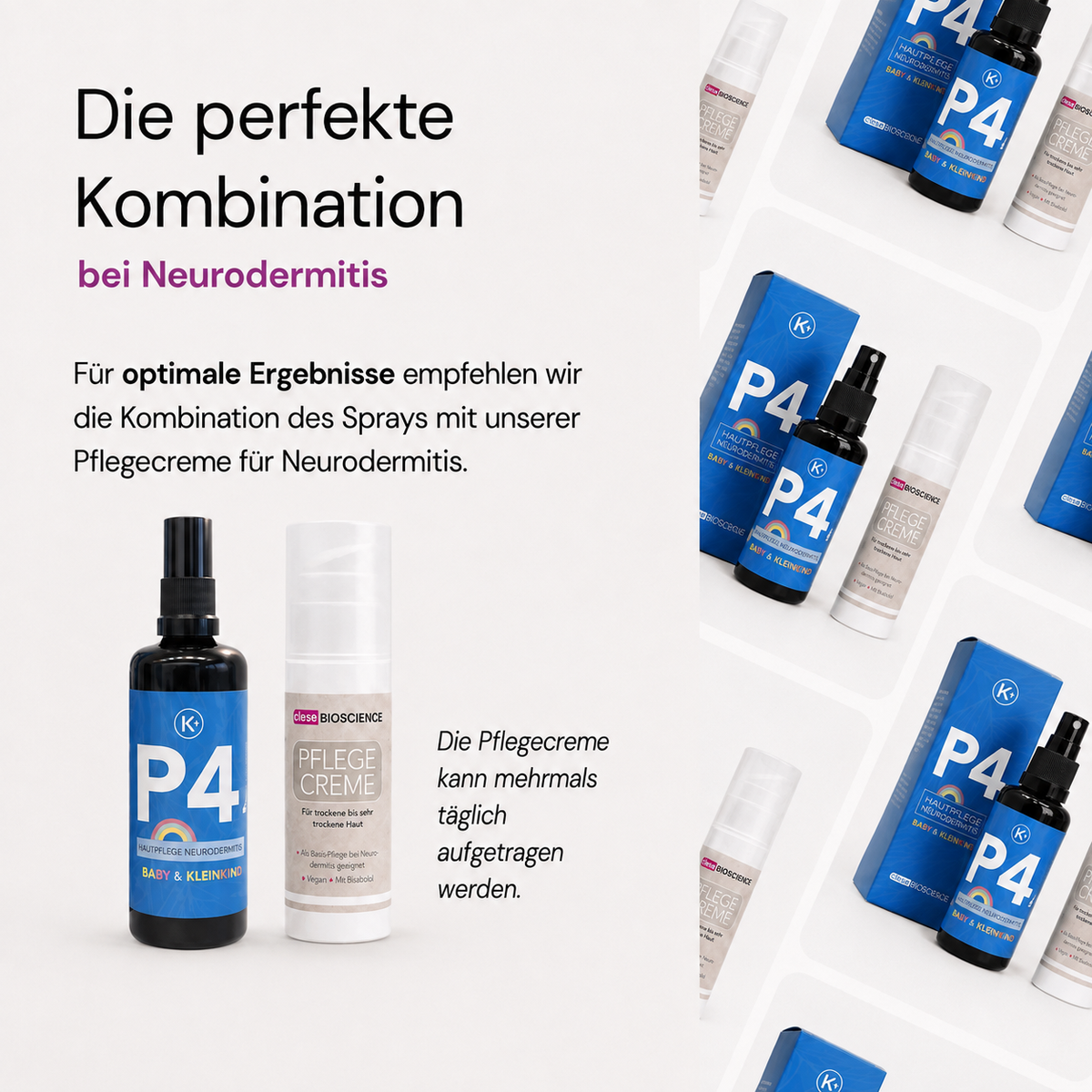 clese P4 - Für Babys & Kleinkinder mit Neurodermitis