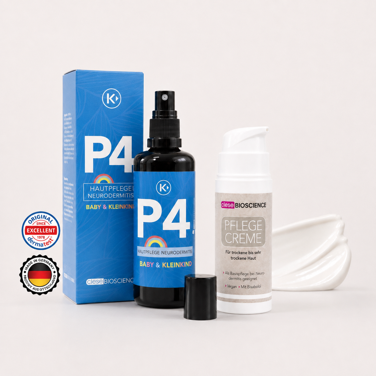Kombi P4 inkl. Pflegecreme - cleseBIOSCIENCE