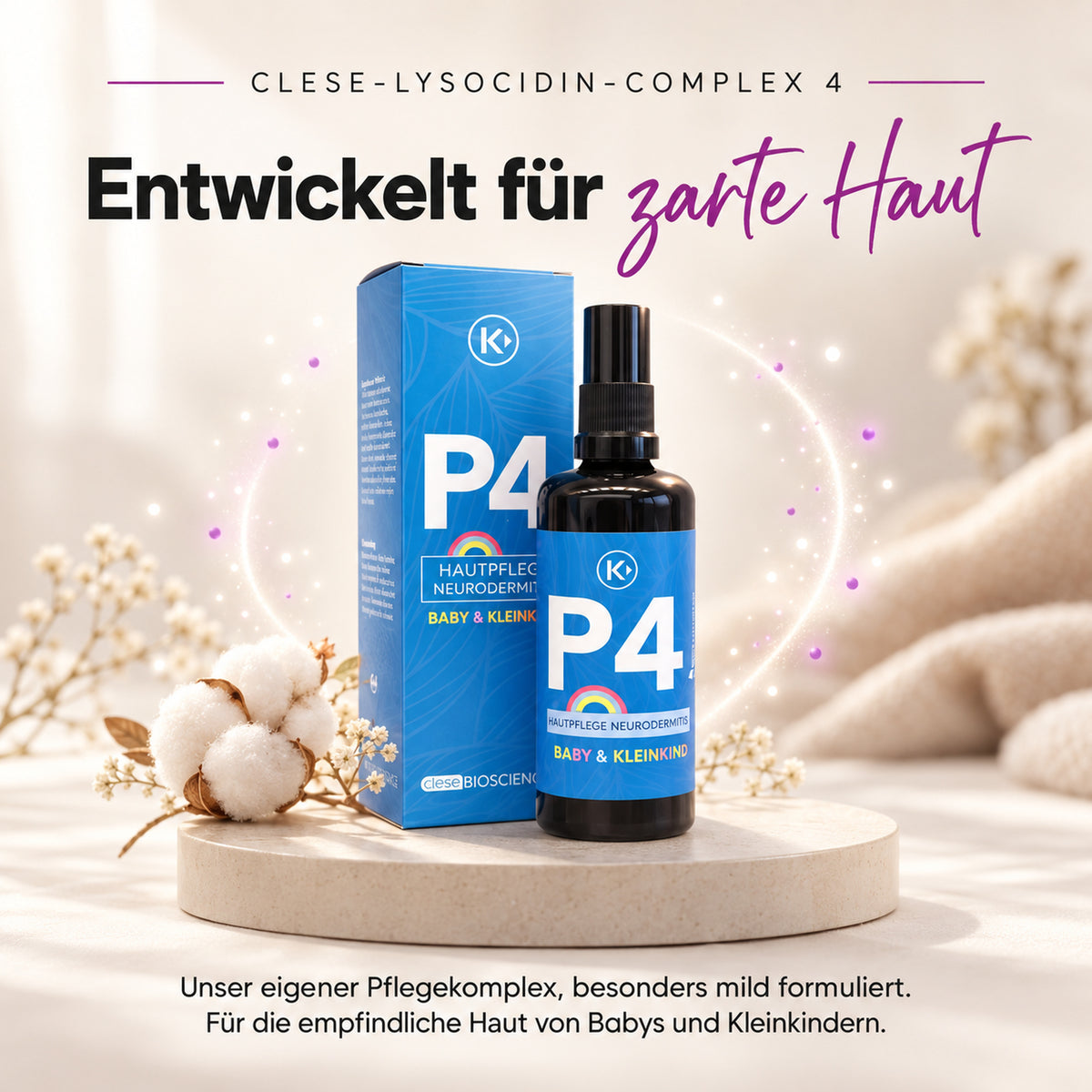 clese P4 - Für Babys & Kleinkinder mit Neurodermitis