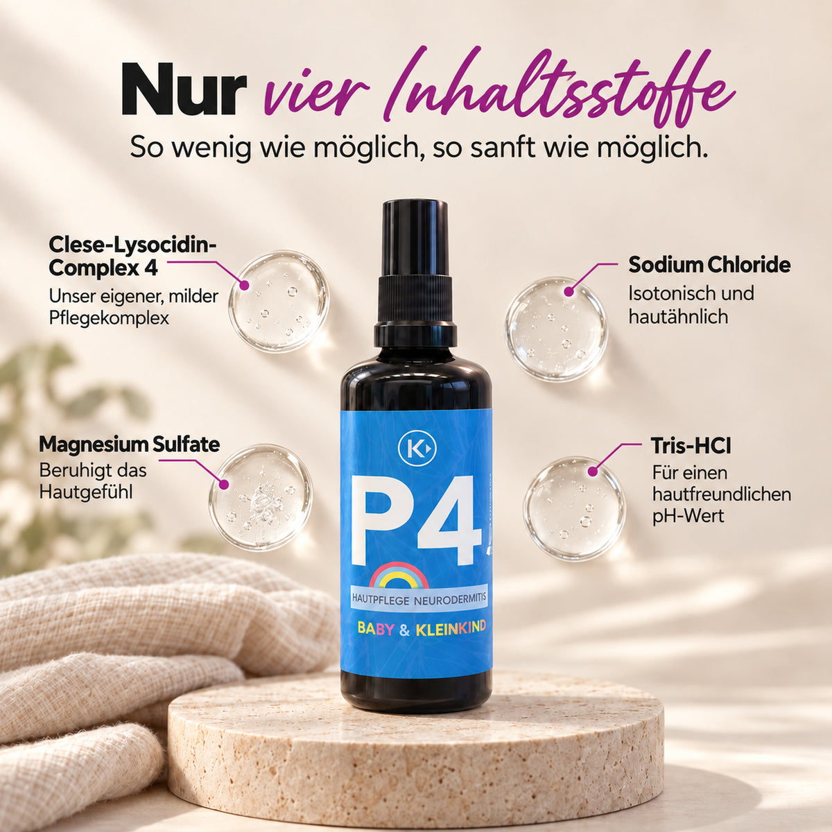 clese P4 - Für Babys & Kleinkinder mit Neurodermitis