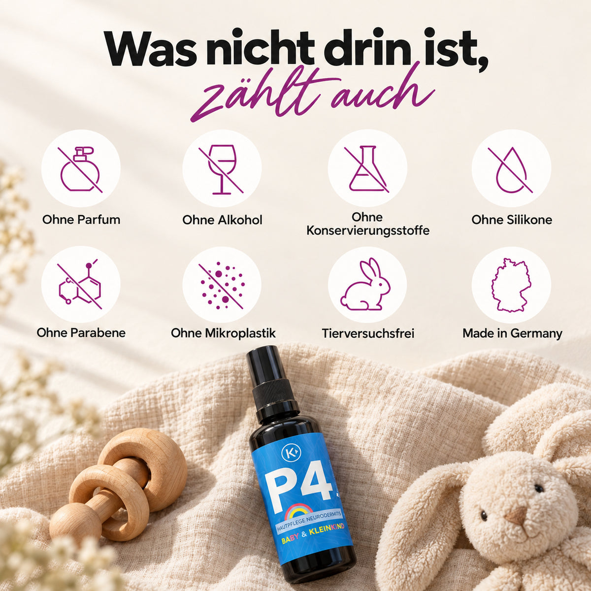 clese P4 - Für Babys & Kleinkinder mit Neurodermitis