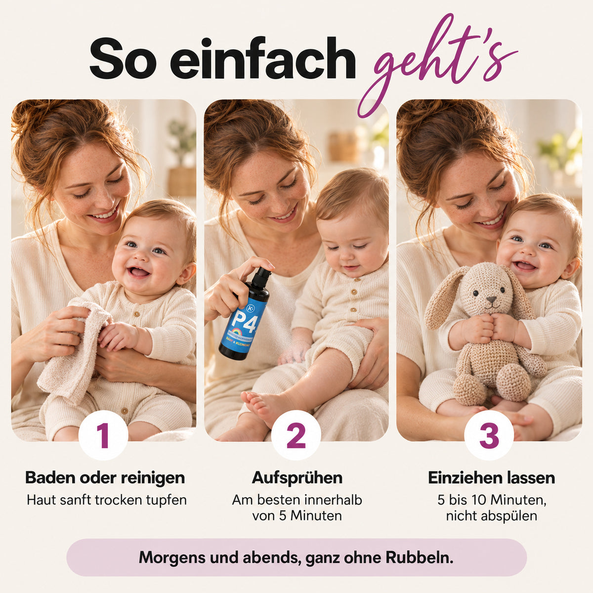 clese P4 - Für Babys & Kleinkinder mit Neurodermitis