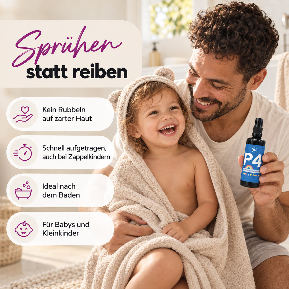 clese P4 - Für Babys & Kleinkinder mit Neurodermitis