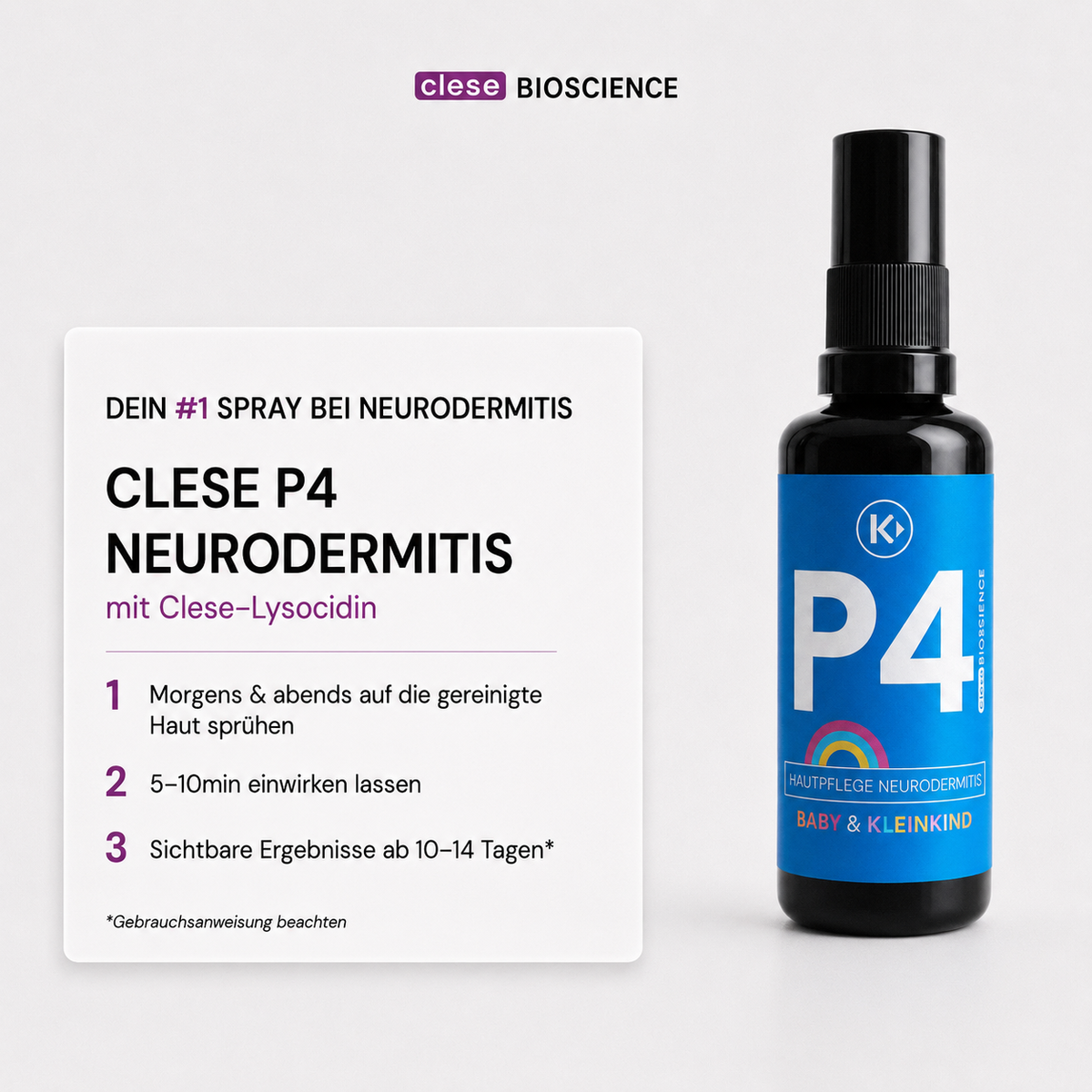 clese P4 - Für Babys & Kleinkinder mit Neurodermitis